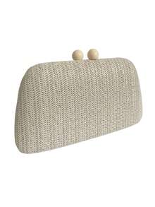 Women Clutches - Beige - View 5