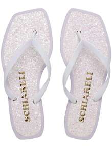 Schiareli Women Flip-Flops - trắng - Xem 4