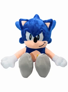 Peluche Sonic 50 cm Afelpado suave Para Niños - Azul - Ver 5