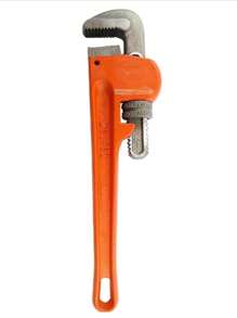 Llave stilson de 10 pulgadas de largo - Naranja - Ver 1