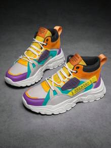 Women's Fashion Lace-Up Breathable Running Shoes For Casual Wear All Seasons
