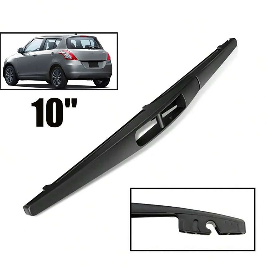 10英吋汽車後擋風雨刷,適用於2004 - 2017年鈴木飛弛豪華型mk2&3,擋風玻璃後窗雨刷 - 黑色 - 查看 1