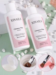2入組聚合物指甲凝膠套裝滑動劑,112ml指甲延伸凝膠滑動劑潔淨劑,適用於指甲刷uv凝膠指甲油防黏液清潔工具 - 無色 - 查看 1