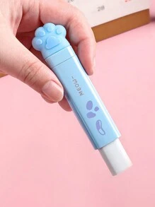 1pc Extendable Pink Cartoon Rubber Eraser, No Residue, No Debris, And Super Clean - Pink - View 4