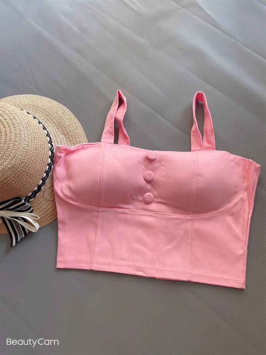 Women Tops - Màu Hồng baby - Xem 1