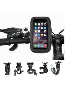SOPORTE PARA CELULAR CONTRA SALPICADURAS / TELEFONO DE 6.6" - Negro - Ver 5