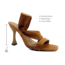 Mozione Women Heeled Sandals - Rỉ Nâu - Xem 5