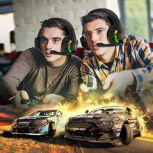 RGB 游戏耳机-黑色 - 黑色 - 查看 2