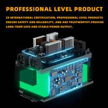 Power Station Portable 110v 300w 90000mah Outdoor Solar Generator Camping Ac Dc Usb Output - Black - View 4