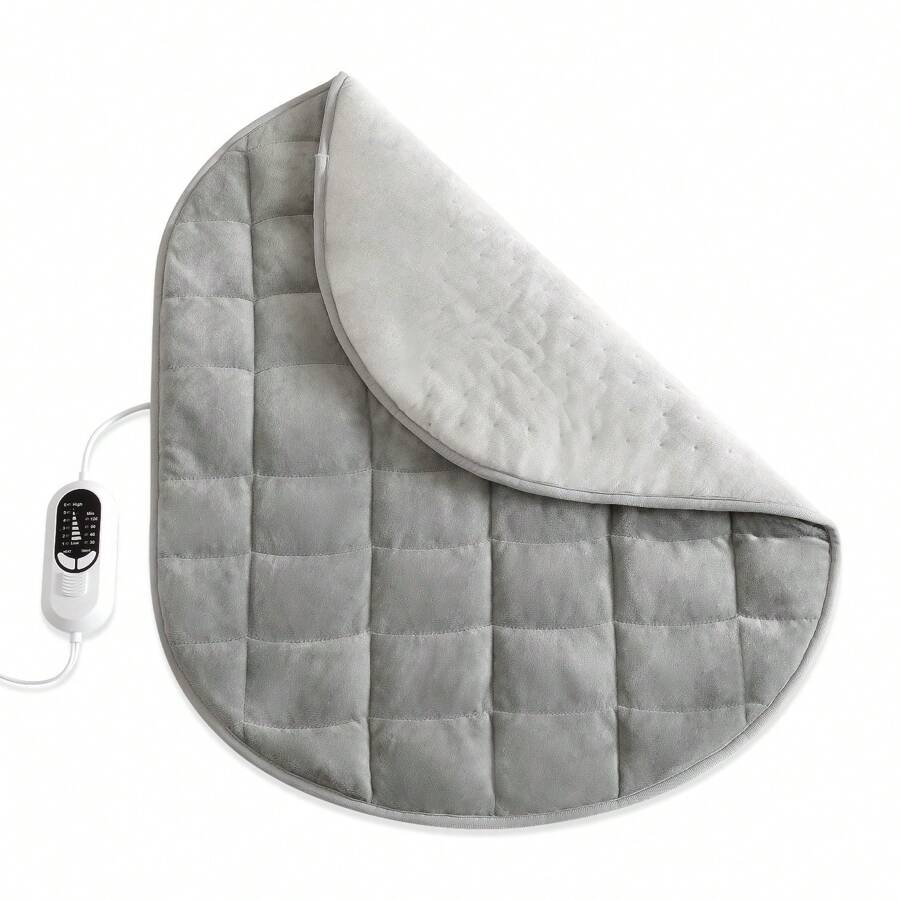 Electric Weighted Heating Pad With 6 Heating Levels & 4 Timing Levels