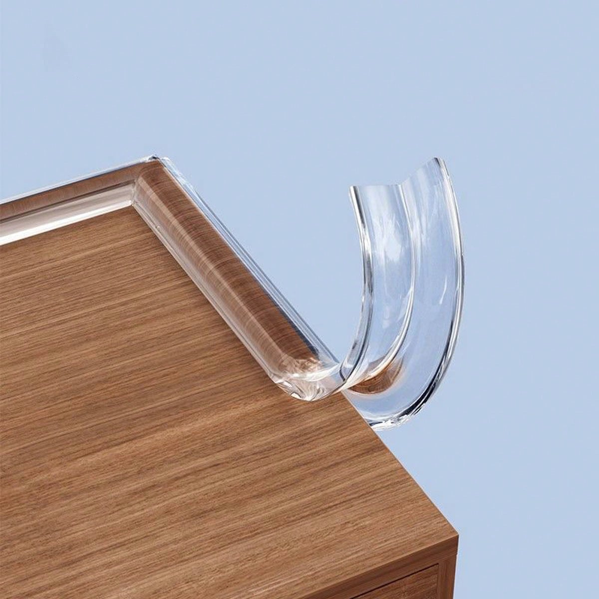 1pc Transparent Edge Guard Bumper Strip For Home Wall, Window Sill, Table, Desk, Anti-collision Softening Protector With Silicone Adhesive
