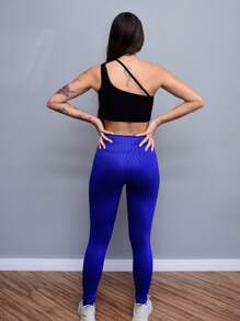 Women Pants - 寶藍色 - 查看 6