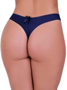 Women Thongs - Màu xanh hải quân - Xem 2