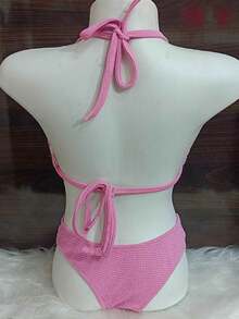 Women Bikini Sets - Màu Hồng baby - Xem 2
