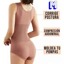 Body faja moldeadora - Marrón - Ver 2