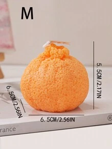 1 Miếng Hình Trái cây Dầu thơm Nến , Thực tế Thiết kế , Có hương thơm - trái cam - Xem 8