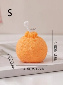 1 Miếng Hình Trái cây Dầu thơm Nến , Thực tế Thiết kế , Có hương thơm - trái cam - Xem 7