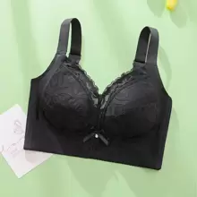 Ultra-Thin Underwear For Women With Large Breasts And Small Breasts, Wireless Push-Up Anti-Sagging Bra Lingerie