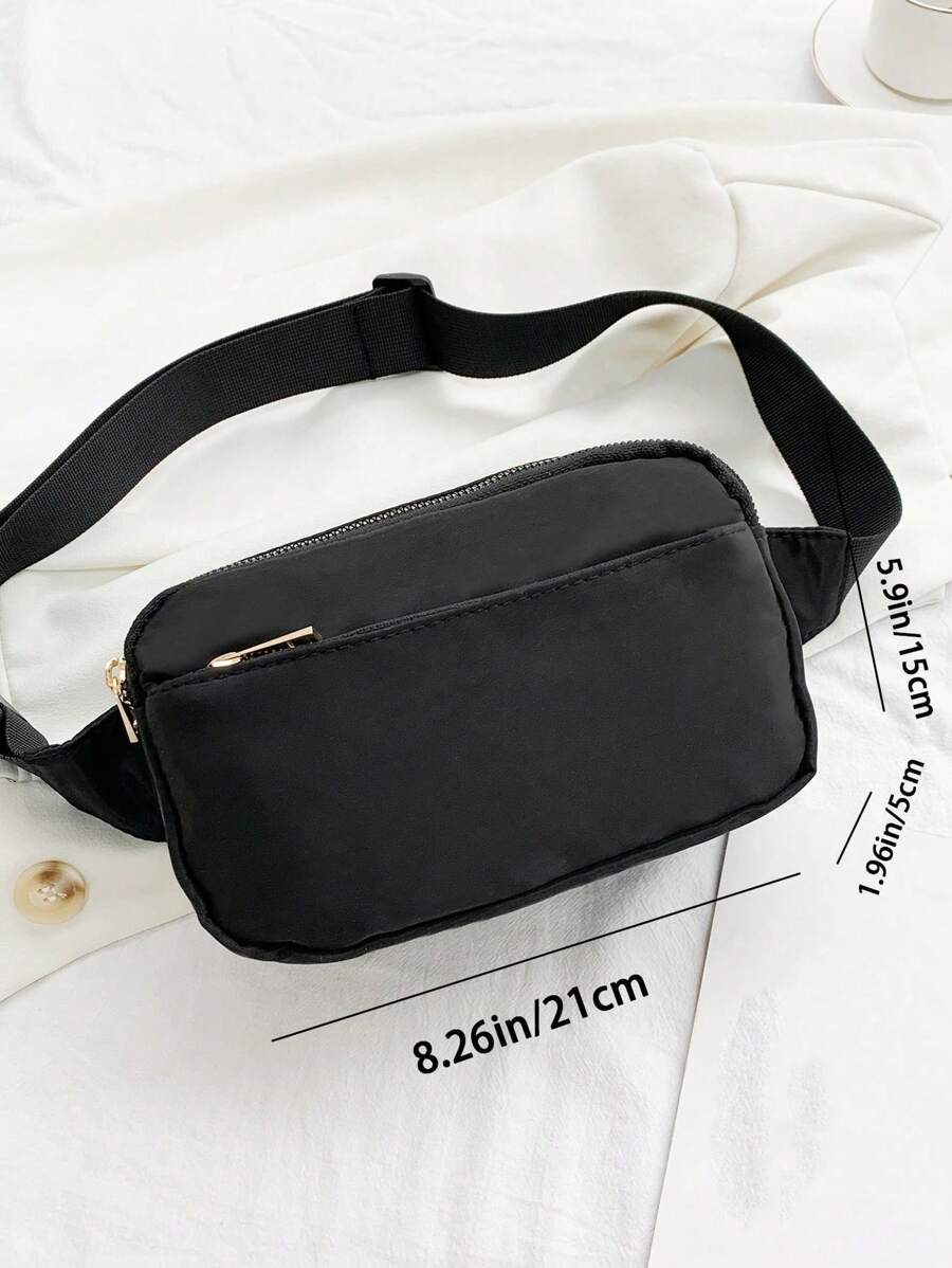 Stay Stylish and Organized with this Solid Color Durable Chest Bag