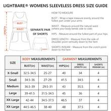 Lightbare 女士運動防曬連衣褲裙，黑色，快乾透氣，戶外無腰帶無袖連身裙 - 黑色 - 查看 4