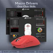 ATTACK SHARK X3 SUPERLIGHT Wireless Gaming Mouse, 49g Ultralight Honeycomb Shell, 3 Mode Ergonomic Computer Mouse, PAW3395 26K DPI Sensor, 200 Hour Battery Life, Programmable Buttons, Gaming Accessories For PC/Laptop