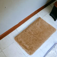 Decorative Rug, Plush Rug - 브라운 - 보기 3