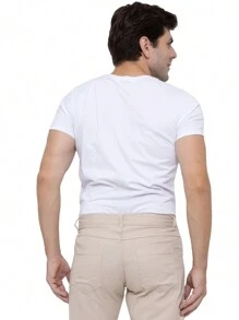 Men T-Shirts - 白色 - 查看 2