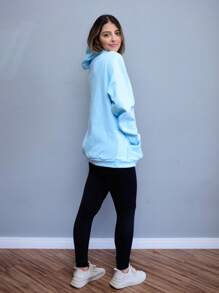 Women Sweatshirts - Màu xanh nhạt - Xem 6