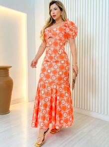 Women Two-piece Outfits - 橘色 - 查看 2