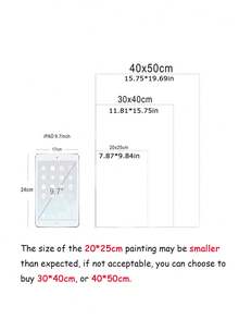1入組波希米亞極簡主義吸引力法則彩虹漸變光暈油畫,無框,適用於客廳和臥室裝飾 - 橄欖綠 - 查看 5