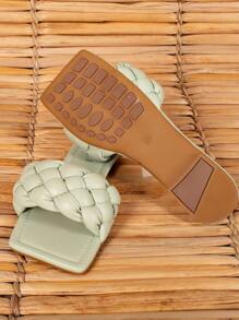 Women Flat Sandals - 薄荷綠 - 查看 3