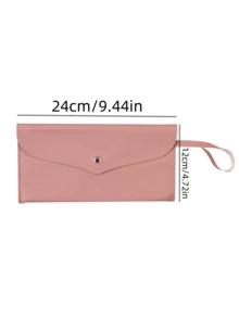 Cepillo de maquillaje de viaje almacenamiento bolsillo - Rosa - Ver 4