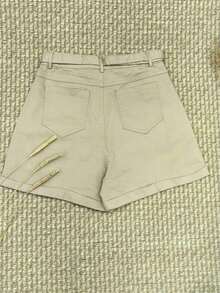 Women Shorts - Màu be - Xem 2