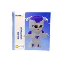1 Set Juguete Mini Bloques De Construcción Villanos Personajes Drangon Ball Figura Para Armar - Blanco - Ver 3