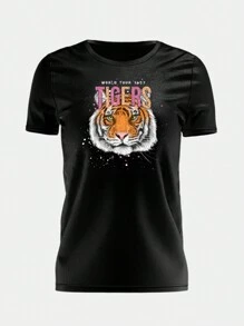 Women T-Shirts - 黑色 - 查看 3