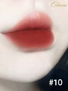 Matte Glossy Lipstick, Super Vivid Color Lipstick, High Pigment Lipstick, Moisturizing Creamy Formula, Apple Red - 10蘋果紅 - 查看 3