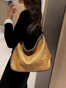 Large Capacity Bucket Bag Women's New Handbag, Unique Design For Commuting, Tote Bag, Shoulder Bag And Crossbody Bag - Khaki - View 1