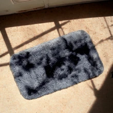Decorative Rug, Plush Rug - Zwart - Bekijken 4