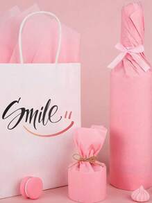 10入組悉尼紙製包裝鮮花複印紙粉紅色薄紙26x20英寸粉色包裝紙適用於婚禮、生日、diy項目、聖誕禮品包裝、手工藝品裝飾 - 粉色 - 查看 1