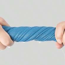 新款戶外運動腕帶,適用於跑步、攀登、健身、籃球等運動,冷卻、吸汗、舒適、透氣、冰涼,單獨包裝,透氣吸濕快速冷卻腕帶 - 玫紅色 - 查看 9