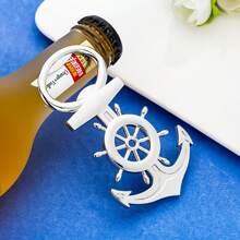 海洋錨瓶開啟器,流行的婚禮派對禮物和裝飾用品,適用於海灘主題派對,新娘派對周年紀念和嬰兒派對 - 銀色 - 查看 5