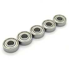 696zz深溝球軸承雙屏蔽696-zz 697zz 698zz 699zz,6mm X 15mm X 5mm碳鋼軸承(4入組) - 銀色 - 查看 4