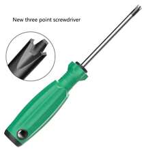 Juego Completo De Destornillador Triangular De Forma Especial, Con Tres Filos, Punta Magnética Para Casquillo, Destornillador Interno Tipo U E Y - Verde Oscuro - Ver 6