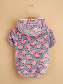 1 Chiếc Áo hoodie bằng vải polyester dày dặn, ấm áp, có thể giặt được, phù hợp cho mèo và chó cỡ nhỏ và vừa ngủ ở nhà hoặc đi chơi vào mùa thu đông (Sản phẩm tương đối nhỏ, nên mua lớn hơn 1-2 cỡ) - Nhiều màu - Xem 3