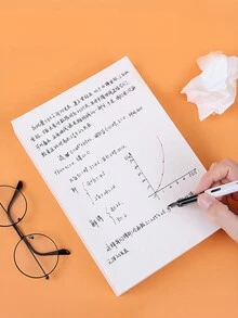 1 件草稿笔记本、素描本、账簿、采购簿、家庭作业和考试用品，适用于办公和学习 - 彩色 - 查看 8