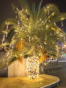 10 Meters LED Garland Curtain Light 8 Modes USB Remote Control Fairy Light String For Home Decoration - Yellow - View 5