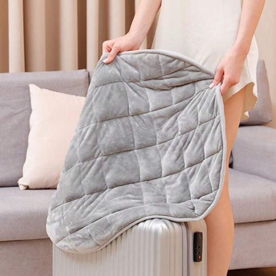 Electric Weighted Heating Pad With 6 Heating Levels & 4 Timing Levels