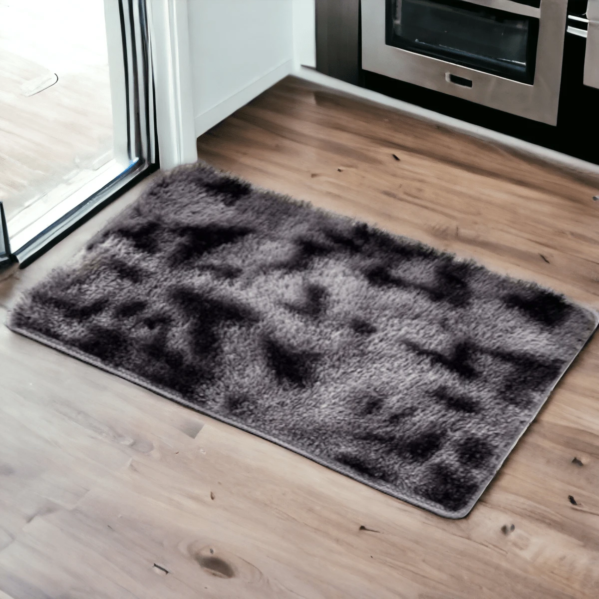 Decorative Rug, Plush Rug - Zwart - Bekijken 1