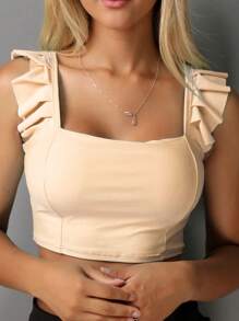 Women Tank Tops & Camis - 米色 - 查看 1