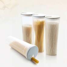 1 Pieza Caja De Mantenimiento Fresco De Fideos Y Granos Contenedor De Almacenamiento De Alimentos De Cocina - Verde - Ver 10